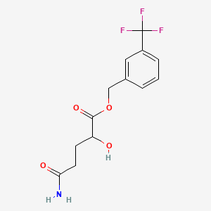 3-(Trifluoromethyl)benzyl (S)-5-Amino-2-hydroxy-5-oxopentanoate