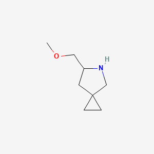 molecular formula C8H15NO B13677409 (6S)-6-(methoxymethyl)-5-azaspiro[2.4]heptane 