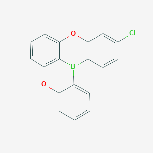 molecular formula C18H10BClO2 B13677441 3-Chloro-5,9-dioxa-13b-boranaphtho[3,2,1-de]anthracene 