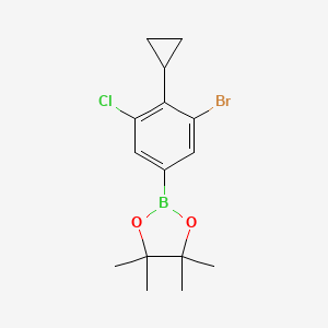 3-Bromo-5-chloro-4-cyclopropylphenylboronic Acid Pinacol Ester