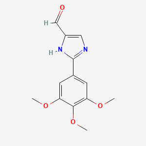 2-(3,4,5-Trimethoxyphenyl)-1H-imidazole-5-carbaldehyde