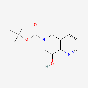 tert-Butyl 8-hydroxy-7,8-dihydro-1,6-naphthyridine-6(5H)-carboxylate