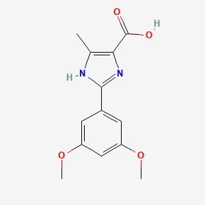 2-(3,5-Dimethoxyphenyl)-5-methyl-1H-imidazole-4-carboxylic Acid