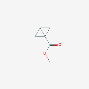 molecular formula C6H8O2 B13677571 Methyl bicyclo[1.1.0]butane-1-carboxylate CAS No. 4935-01-7