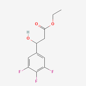 Ethyl 3-hydroxy-3-(3,4,5-trifluorophenyl)propanoate