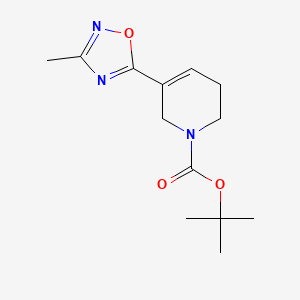 tert-Butyl 3-(3-methyl-1,2,4-oxadiazol-5-yl)-5,6-dihydropyridine-1(2H)-carboxylate