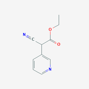 B1367760 Ethyl 2-cyano-2-pyridin-3-YL-acetate CAS No. 39266-24-5