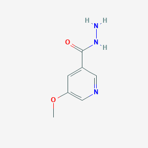 molecular formula C7H9N3O2 B13677600 5-Methoxynicotinohydrazide 