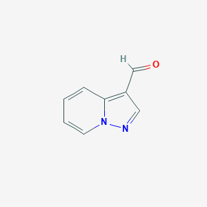 molecular formula C8H6N2O B1367761 吡唑并[1,5-a]吡啶-3-甲醛 CAS No. 73957-66-1