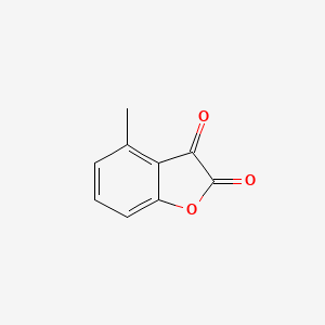 molecular formula C9H6O3 B13677700 4-Methylbenzofuran-2,3-dione 