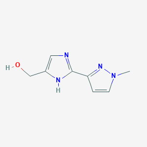 2-(1-Methyl-3-pyrazolyl)imidazole-5-methanol