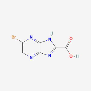 6-Bromo-1H-imidazo[4,5-b]pyrazine-2-carboxylic Acid