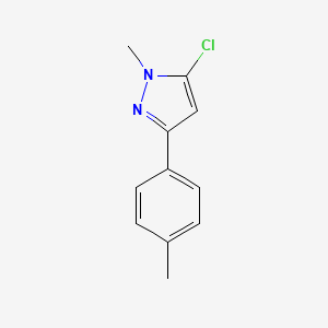 5-chloro-1-methyl-3-(p-tolyl)-1H-pyrazole