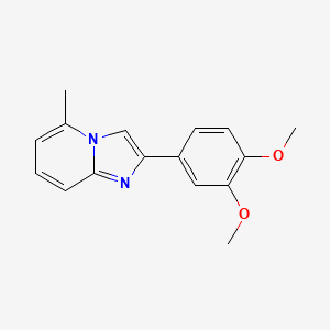 2-(3,4-Dimethoxyphenyl)-5-methylimidazo[1,2-a]pyridine