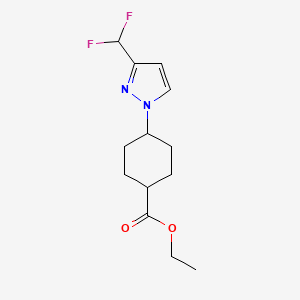 Ethyl 4-[3-(Difluoromethyl)-1-pyrazolyl]cyclohexanecarboxylate