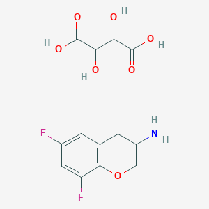 (S)-6,8-Difluorochroman-3-amine(2s,3s)-2,3-dihydroxysuccinate