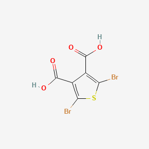 molecular formula C6H2Br2O4S B1367794 2,5-二溴噻吩-3,4-二羧酸 CAS No. 190723-12-7