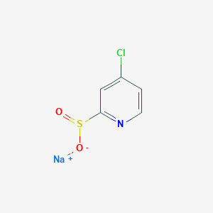 molecular formula C5H3ClNNaO2S B13677941 Sodium 4-chloropyridine-2-sulfinate 