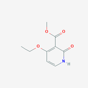 molecular formula C9H11NO4 B13677948 Methyl 4-ethoxy-2-hydroxynicotinate 