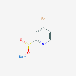 molecular formula C5H3BrNNaO2S B13677995 Sodium 4-bromopyridine-2-sulfinate 