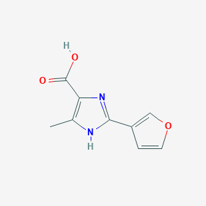 2-(3-Furyl)-5-methyl-1H-imidazole-4-carboxylic Acid