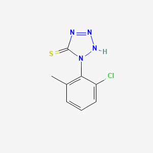 molecular formula C8H7ClN4S B13678028 1-(2-Chloro-6-methylphenyl)-1H-tetrazole-5-thiol 