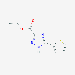 Ethyl 5-(Thiophen-2-yl)-1H-1,2,4-triazole-3-carboxylate