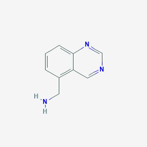 molecular formula C9H9N3 B13678085 Quinazolin-5-ylmethanamine 