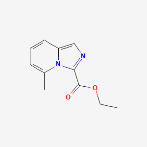 molecular formula C11H12N2O2 B13678086 Ethyl 5-Methylimidazo[1,5-a]pyridine-3-carboxylate 