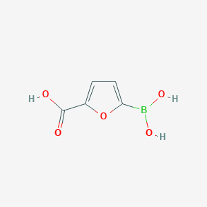 molecular formula C5H5BO5 B1367809 5-Boronofuran-2-carboxylic acid CAS No. 852228-11-6