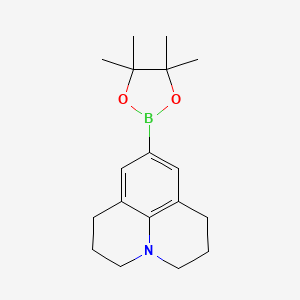 9-(4,4,5,5-Tetramethyl-1,3,2-dioxaborolan-2-yl)-1,2,3,5,6,7-hexahydropyrido[3,2,1-ij]quinoline