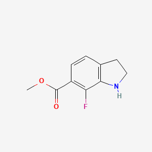 Methyl 7-fluoroindoline-6-carboxylate