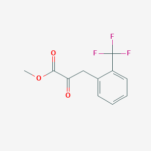 Methyl 2-oxo-3-[2-(trifluoromethyl)phenyl]propanoate