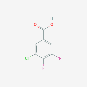 molecular formula C7H3ClF2O2 B136782 3-氯-4,5-二氟苯甲酸 CAS No. 150444-95-4