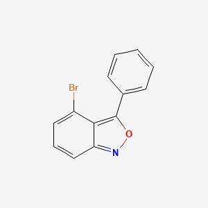 molecular formula C13H8BrNO B13678208 4-Bromo-3-phenylbenzo[c]isoxazole 