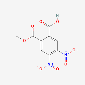 molecular formula C9H6N2O8 B13678217 2-(Methoxycarbonyl)-4,5-dinitrobenzoic Acid 