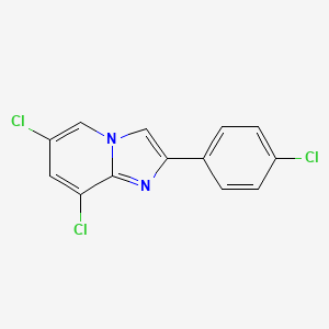 6,8-Dichloro-2-(4-chlorophenyl)imidazo[1,2-a]pyridine