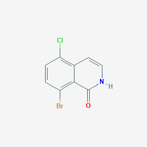 8-Bromo-5-chloroisoquinolin-1(2H)-one