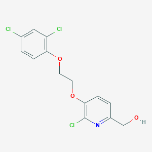 (6-Chloro-5-(2-(2,4-dichlorophenoxy)ethoxy)pyridin-2-YL)methanol