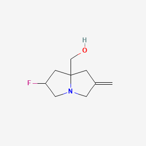 (2-Fluoro-6-methylenetetrahydro-1H-pyrrolizin-7a(5H)-yl)methanol