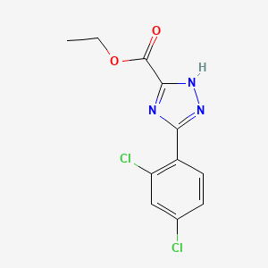 Ethyl 5-(2,4-Dichlorophenyl)-1H-1,2,4-triazole-3-carboxylate