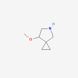 molecular formula C7H13NO B1367834 7-Methoxy-5-azaspiro[2.4]heptane 