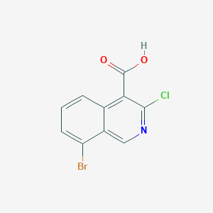 8-Bromo-3-chloroisoquinoline-4-carboxylic acid