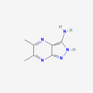 5,6-Dimethyl-1H-pyrazolo[3,4-b]pyrazin-3-amine