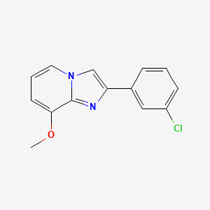 2-(3-Chlorophenyl)-8-methoxyimidazo[1,2-a]pyridine