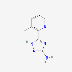 5-Amino-3-(3-methyl-2-pyridyl)-1H-1,2,4-triazole