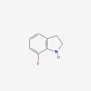 molecular formula C8H8FN B1367875 7-Fluoroindoline CAS No. 769966-04-3