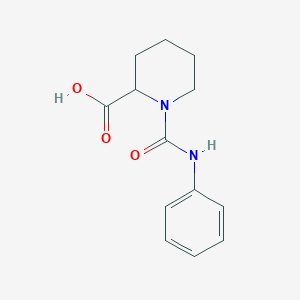 1-(Anilinocarbonyl)piperidine-2-carboxylic acid