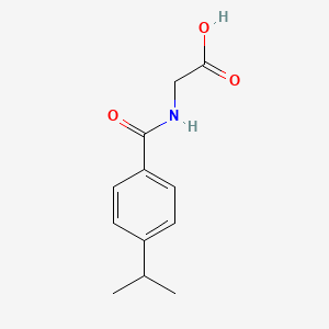 [(4-Isopropylbenzoyl)amino]acetic acid