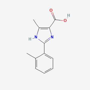 5-Methyl-2-(2-methylphenyl)-1H-imidazole-4-carboxylic acid